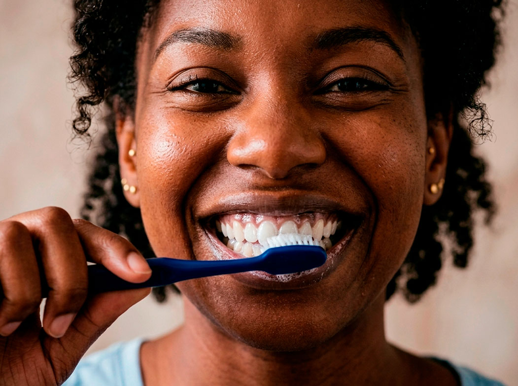 Capa do artigo Escovar os dentes com força limpa mais?